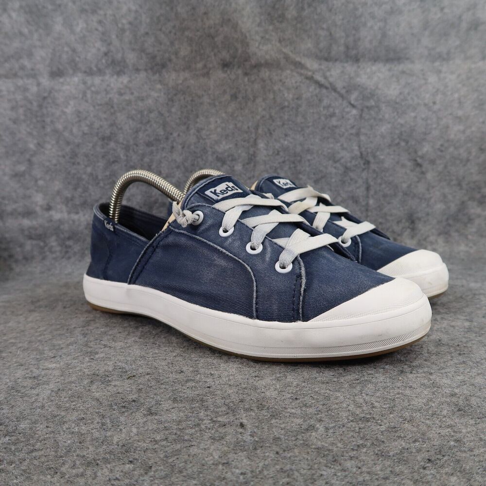Keds Shoes Womens 8 Slip On Sneakers Casual Canvas Dream Foam Memory Active Blue